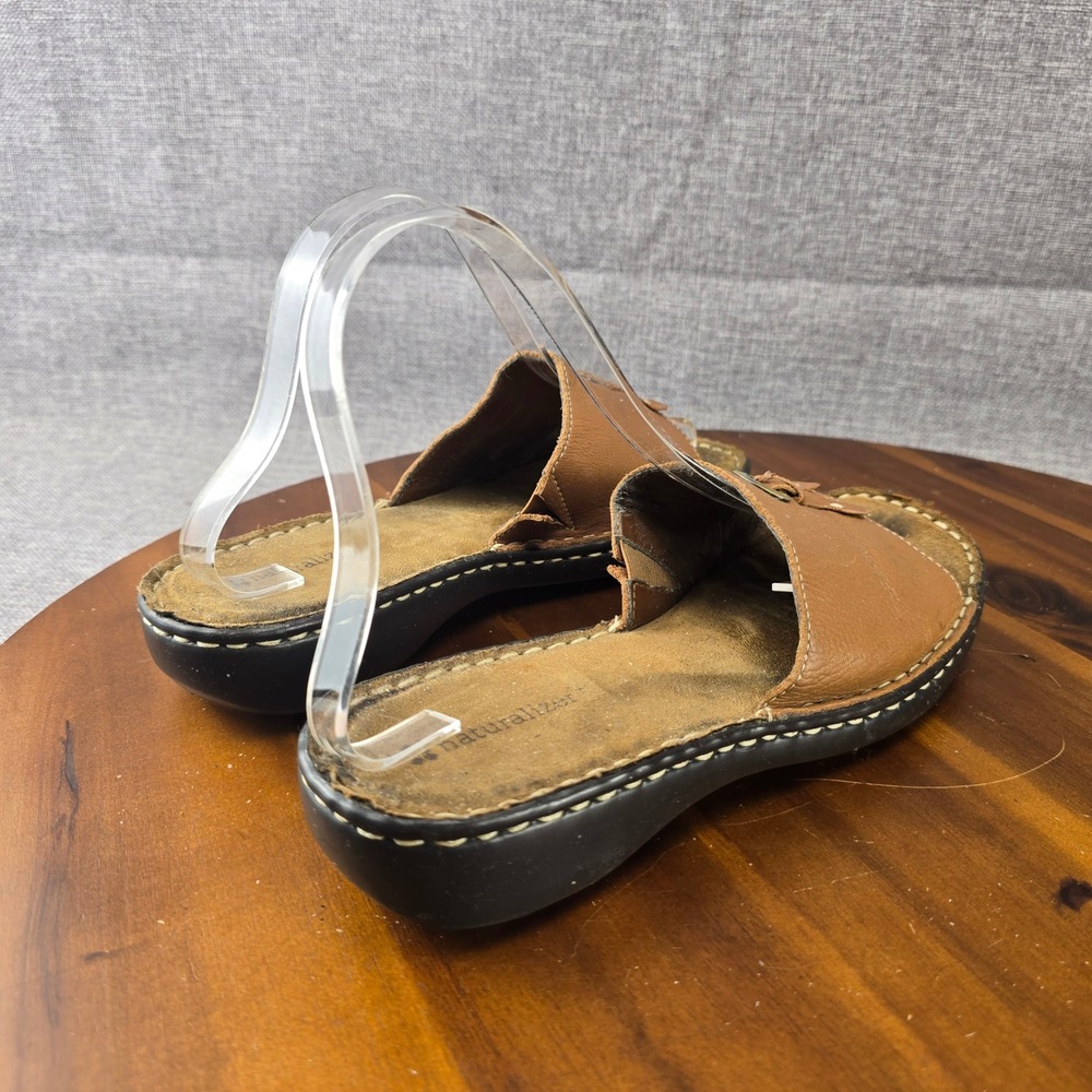 Naturalizer Women's Leather‎ Slide Sandals Callman Size 8.5 M Comfort Casual - Picture 7 of 13